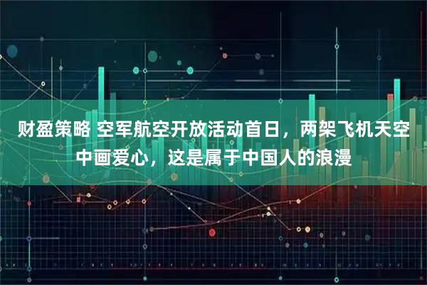 财盈策略 空军航空开放活动首日，两架飞机天空中画爱心，这是属于中国人的浪漫