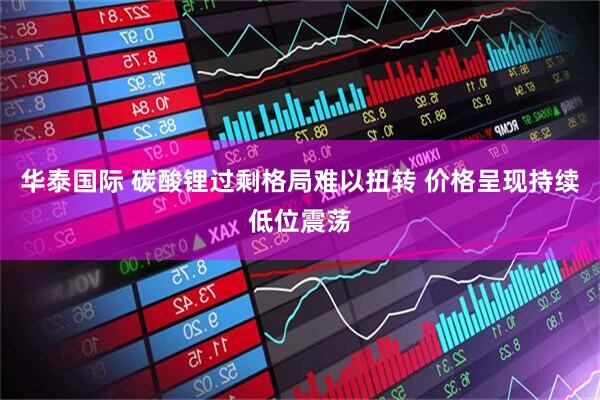 华泰国际 碳酸锂过剩格局难以扭转 价格呈现持续低位震荡