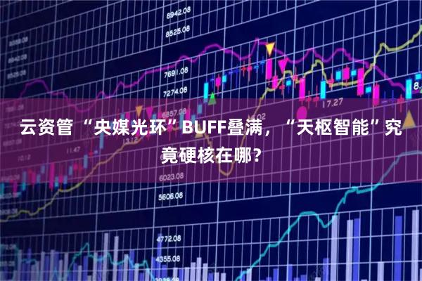 云资管 “央媒光环”BUFF叠满，“天枢智能”究竟硬核在哪？