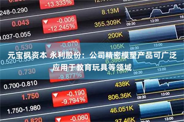 元宝枫资本 永利股份：公司精密模塑产品可广泛应用于教育玩具等领域